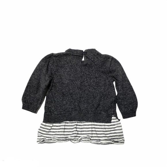 zara Baby Soft Knit Skirted Sweater Grey - Picture 3 of 3